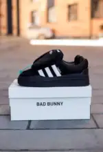 Adidas Campus Bad Bunny Black White - Görsel 2