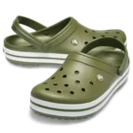Crocs Crocband Army Green White - Görsel 3