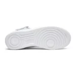 Nike Air Force 1 Mid 07 Leather Triple White - Görsel 4